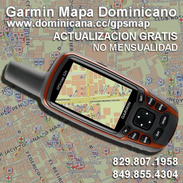 Garmin Maps of Dominican Republic