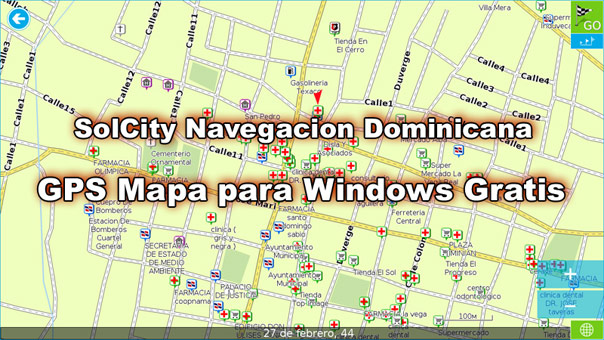 GPS Dominican map for Garmin & Windows