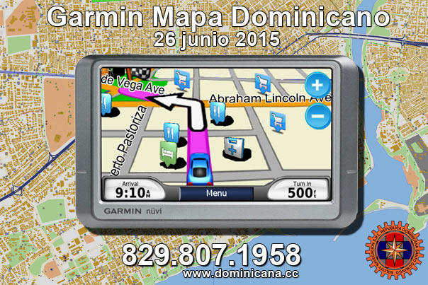Actualziar un GPS Mapa Dominicano para el Garmin