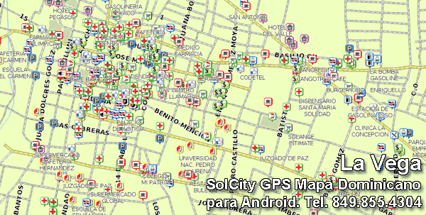 Mapa La Vega GPS