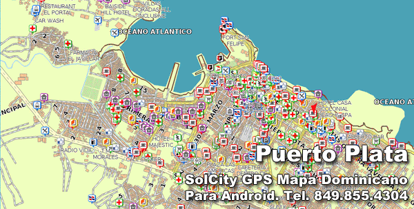 Mapa Puerto Plata, Dominicana