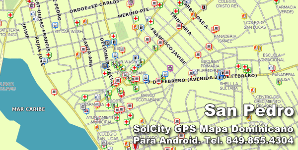 Mapa San Pedro de Macoris